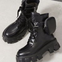 Black Platform Boot